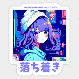 Y2K Aesthetic Harajuku Anime Girl Sticker